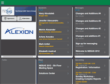 Tablet Screenshot of nesug.gatherdigital.com