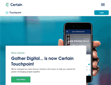 Tablet Screenshot of gatherdigital.com
